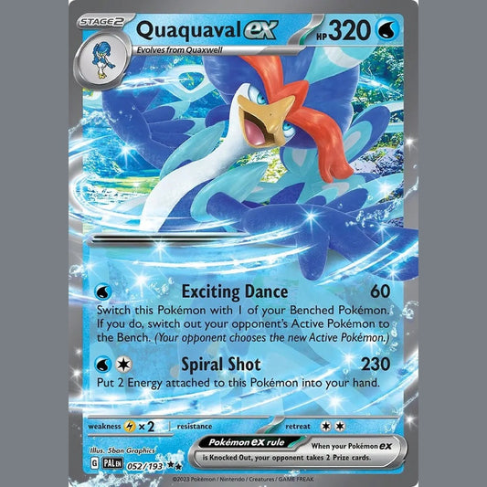 Quaquaval ex - 052/193 [PAL - 052/193] SV02: Paldea Evolved