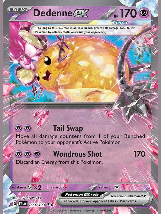 Dedenne ex - 093/193 [PAL - 093/193] SV02: Paldea Evolved
