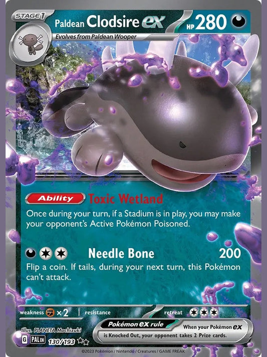 Paldean Clodsire ex [PAL - 130/193] SV02: Paldea Evolved