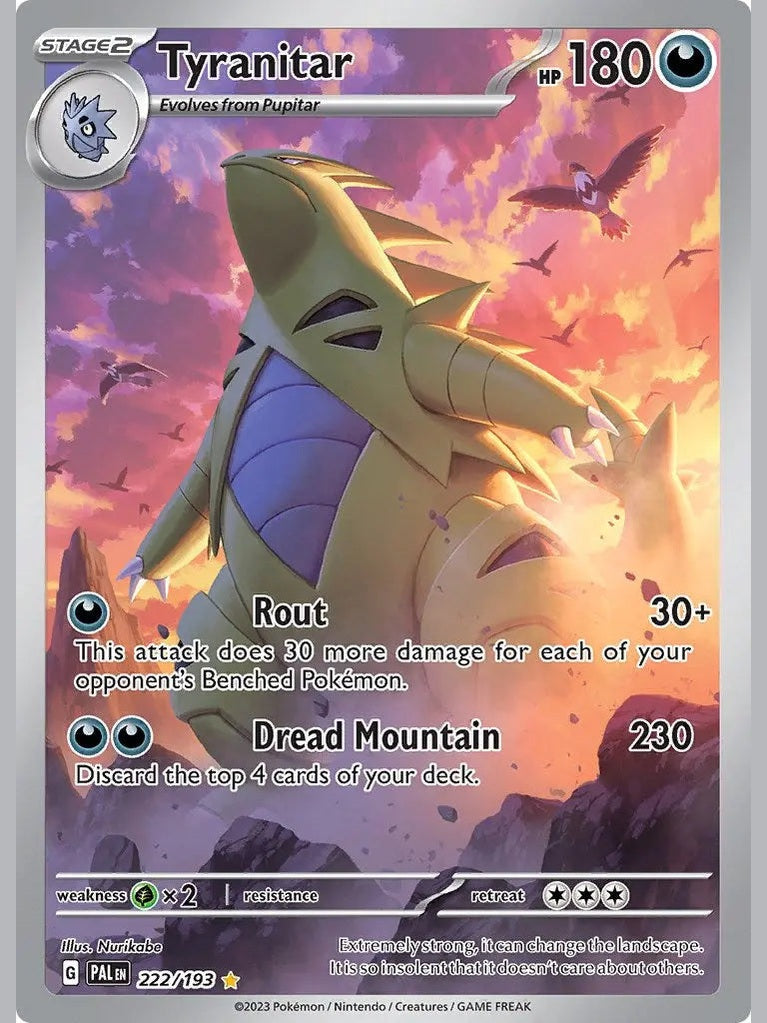 Tyranitar - 222/193 [PAL - 222/193] SV02: Paldea Evolved