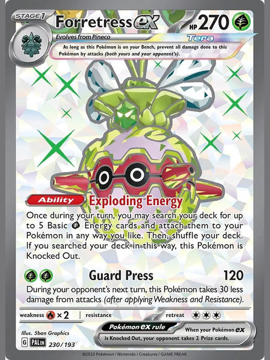 Forretress ex - 230/193 [PAL - 230/193] SV02: Paldea Evolved