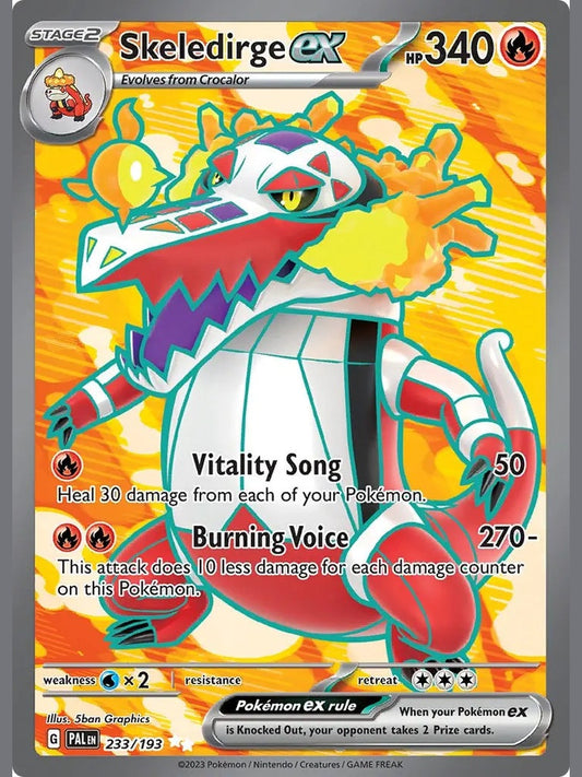 Skeledirge ex - 233/193 [PAL - 233/193] SV02: Paldea Evolved