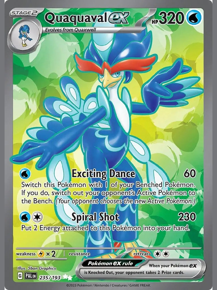 Quaquaval ex - 235/193 [PAL - 235/193] SV02: Paldea Evolved