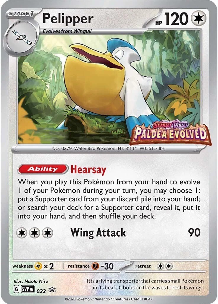 Pelipper - 022 (Prerelease) [SVP] - Shippin Texas