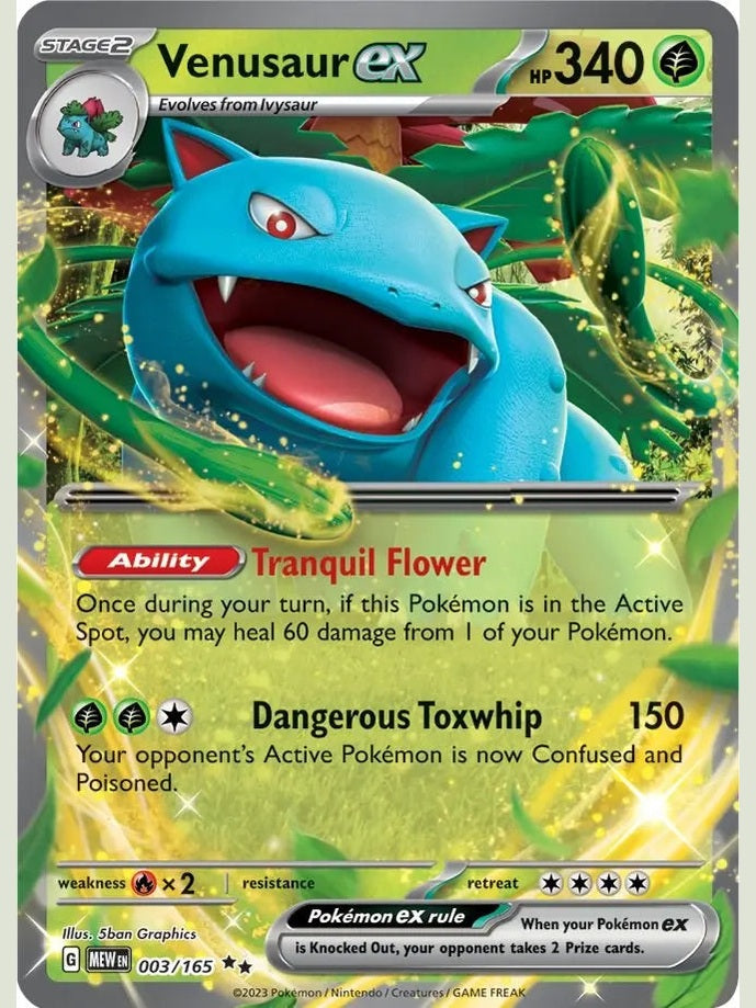 Venusaur ex - 003/165 [MEW - 003/165] SV: Scarlet & Violet 151