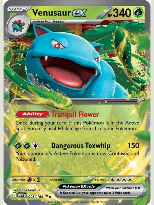 Venusaur ex - 003/165 [MEW - 003/165] SV: Scarlet & Violet 151