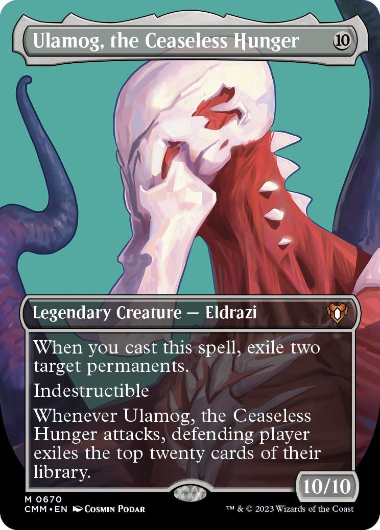 Ulamog, the Ceaseless Hunger (Borderless) [CMM - 670] - Shippin Texas