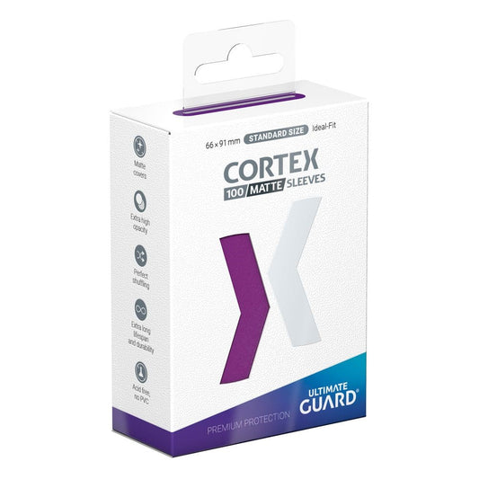 Ultimate Guard Cortex Sleeves Standard Size Matte - Purple (100-Pack)