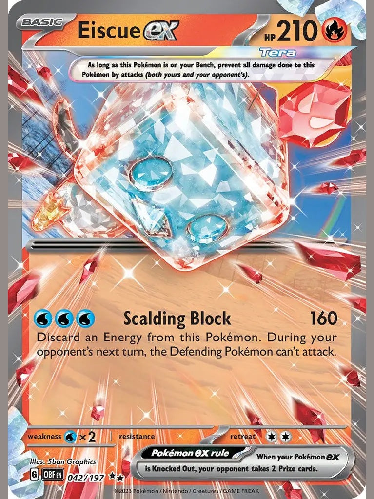 Eiscue ex [OBF - 042/197] SV03: Obsidian Flames