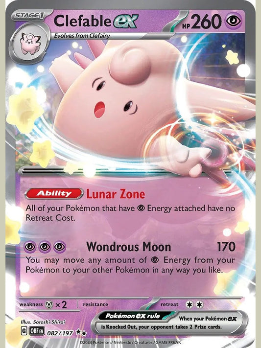 Clefable ex [OBF - 082/197] SV03: Obsidian Flames