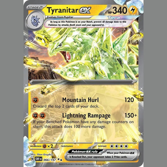 Tyranitar ex [OBF - 066/197] SV03: Obsidian Flames