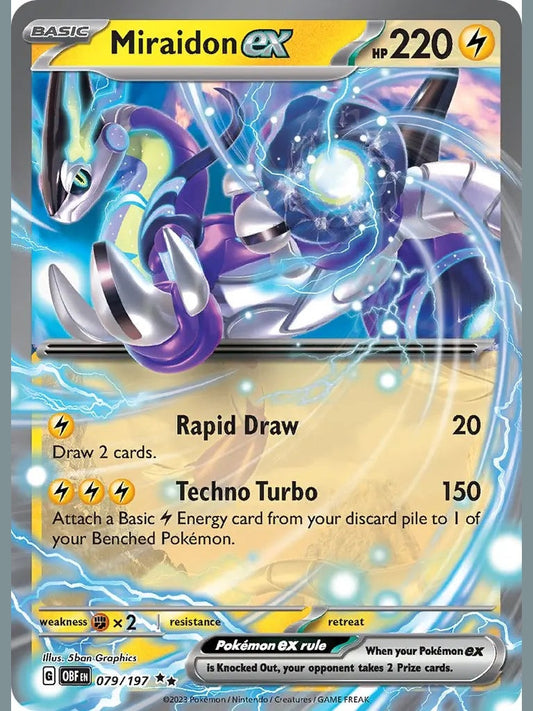 Miraidon ex [OBF - 079/197] SV03: Obsidian Flames