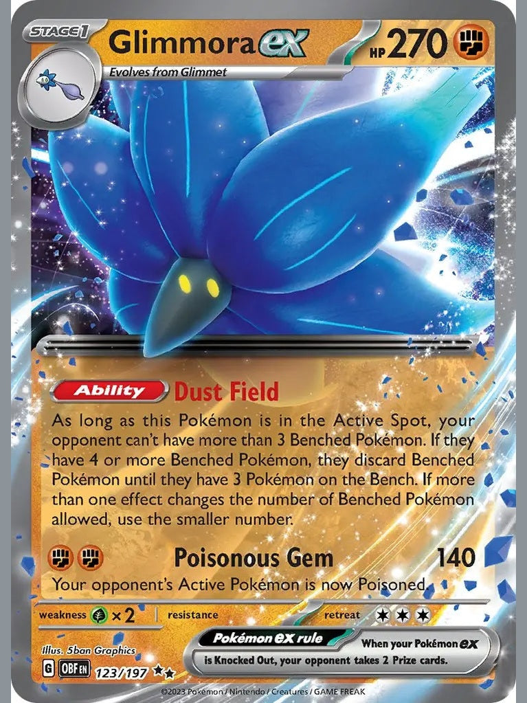 Glimmora ex [OBF - 123/197] SV03: Obsidian Flames