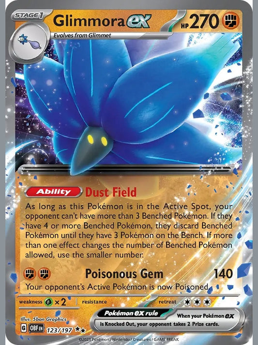 Glimmora ex [OBF - 123/197] SV03: Obsidian Flames