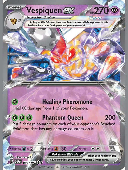 Vespiquen ex [OBF - 096/197] SV03: Obsidian Flames