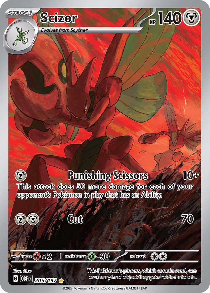 Scizor - 205/197 [OBF - 205/197] - Shippin Texas