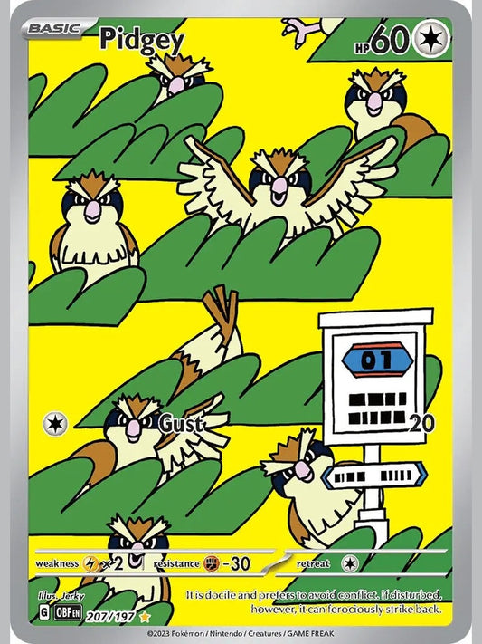 Pidgey - 207/197 [OBF - 207/197] SV03: Obsidian Flames