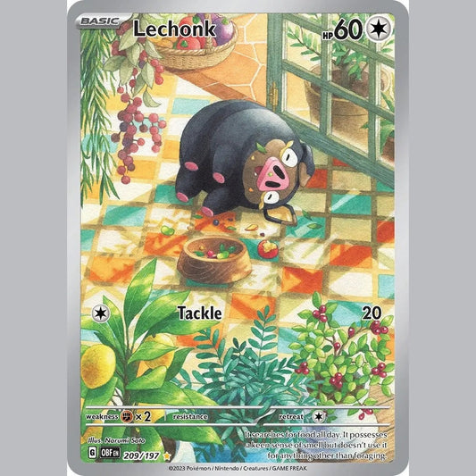 Lechonk - 209/197 [OBF - 209/197] SV03: Obsidian Flames