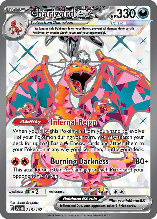 Charizard ex - 215/197 [OBF - 215/197] - Shippin Texas