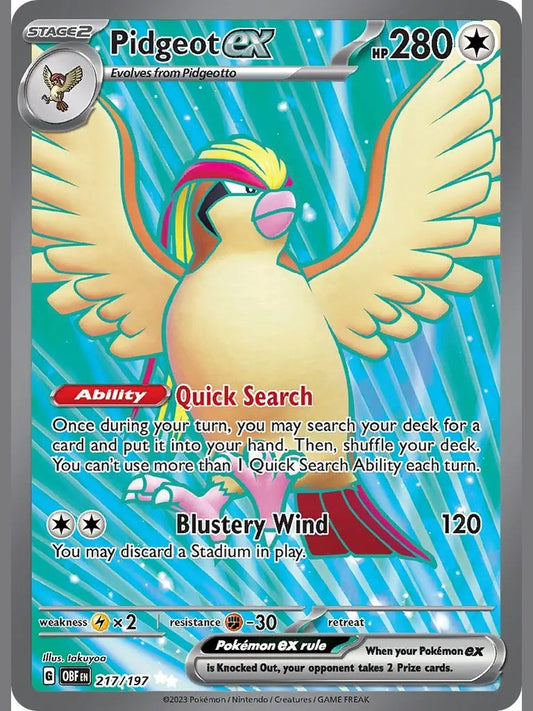 Pidgeot ex - 217/197 [OBF - 217/197]