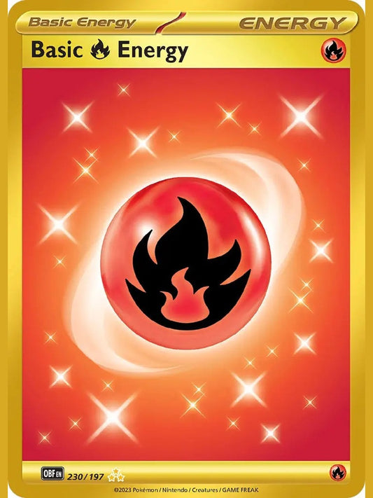Basic Fire Energy - 230/197 [OBF - 230/197] SV03: Obsidian Flames