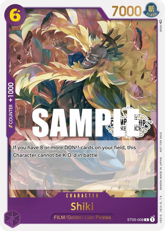 Shiki (Store Championship Participation Pack Vol. 2) [OP-PR - ST05-008] - Shippin Texas