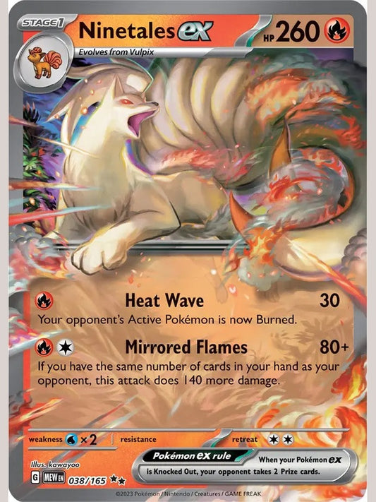 Ninetales ex - 038/165 [MEW - 038/165] SV: Scarlet & Violet 151