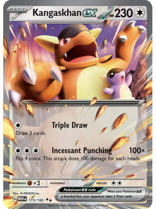 Kangaskhan ex - 115/165 [MEW - 115/165] SV: Scarlet & Violet 151
