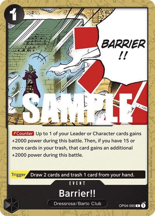 Barrier!! [OP04 - OP04-095] - Shippin Texas