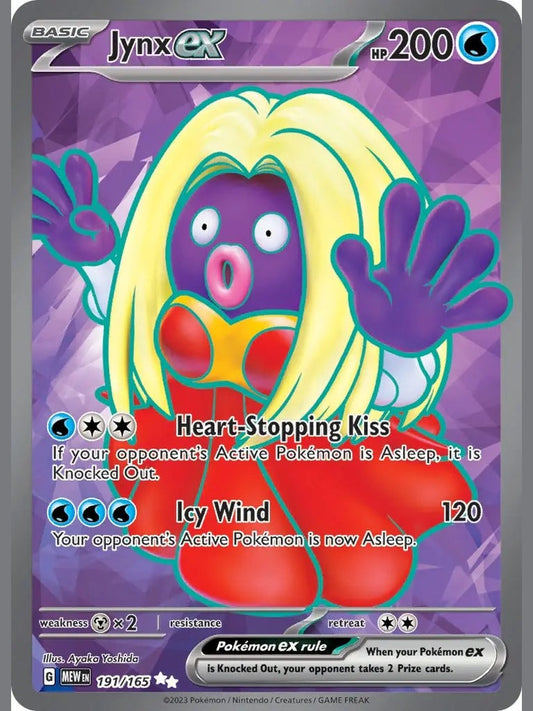 Jynx ex - 191/165 [MEW - 191/165] SV: Scarlet & Violet 151