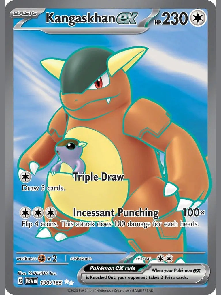 Kangaskhan ex - 190/165 [MEW - 190/165] SV: Scarlet & Violet 151