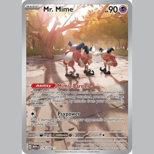 Mr. Mime - 179/165 [MEW - 179/165] SV: Scarlet & Violet 151