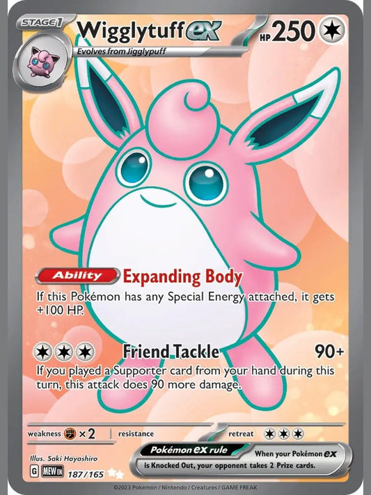 Wigglytuff ex - 187/165 [MEW - 187/165]