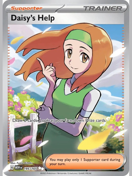 Daisy's Help - 195/165 [MEW - 195/165] SV: Scarlet & Violet 151