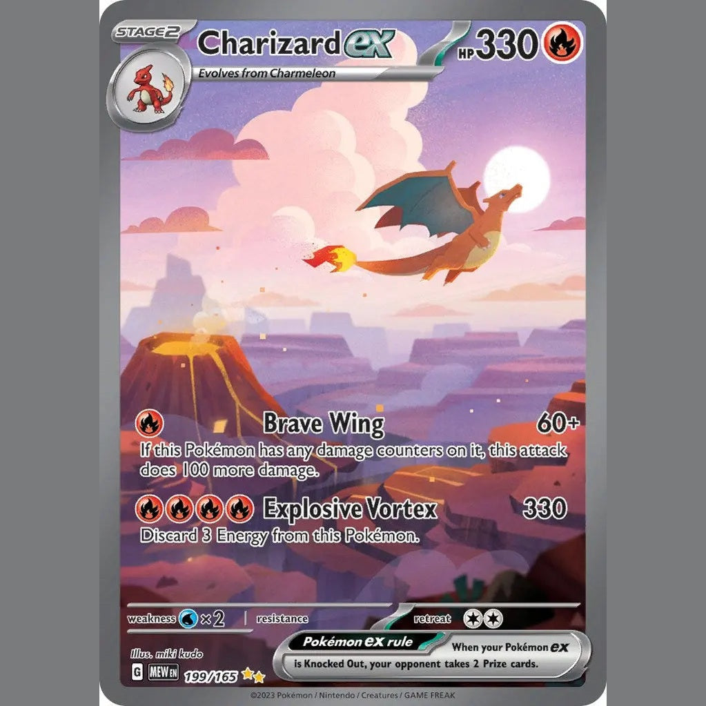 Charizard ex - 199/165 [MEW - 199/165] SV: Scarlet & Violet 151