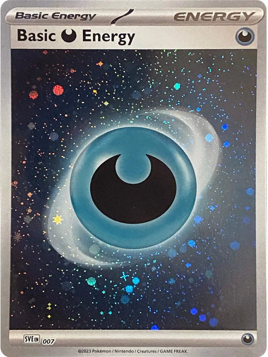 Basic Darkness Energy (Cosmos Holo) [SVI - 007] SV01: Scarlet & Violet Base Set
