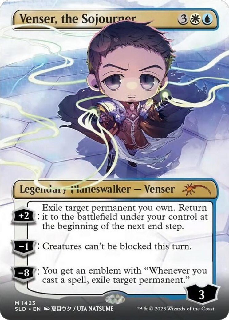 Venser, the Sojourner (Rainbow Foil) [SLD - 1423] - Shippin Texas