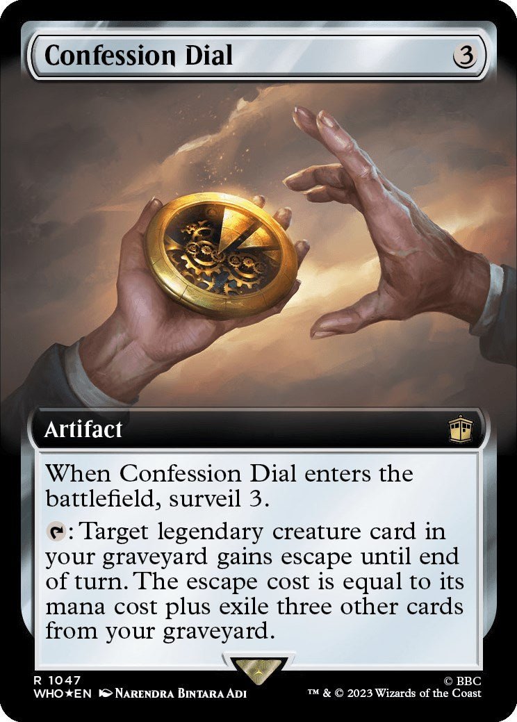 Confession Dial (Extended Art) (Surge Foil) [WHO - 1047] - Shippin Texas