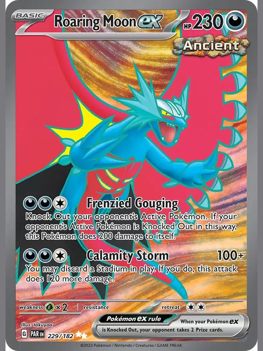 Roaring Moon ex - 229/182 [PAR - 229/182] SV04: Paradox Rift