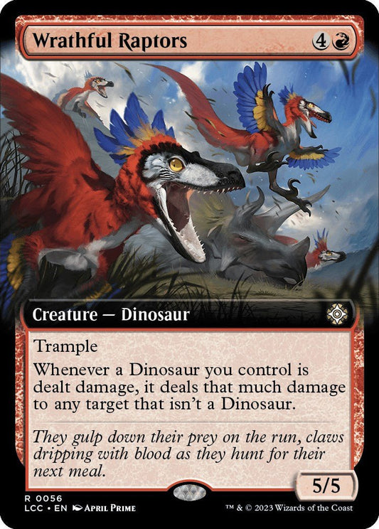 Wrathful Raptors (Extended Art) [LCC - 56] - Shippin Texas