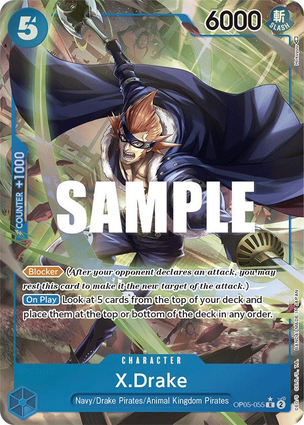 X.Drake (Alternate Art) [OP05 - OP05-055] - Shippin Texas