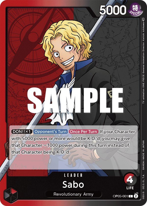 Sabo (001) [OP05 - OP05-001] - Shippin Texas
