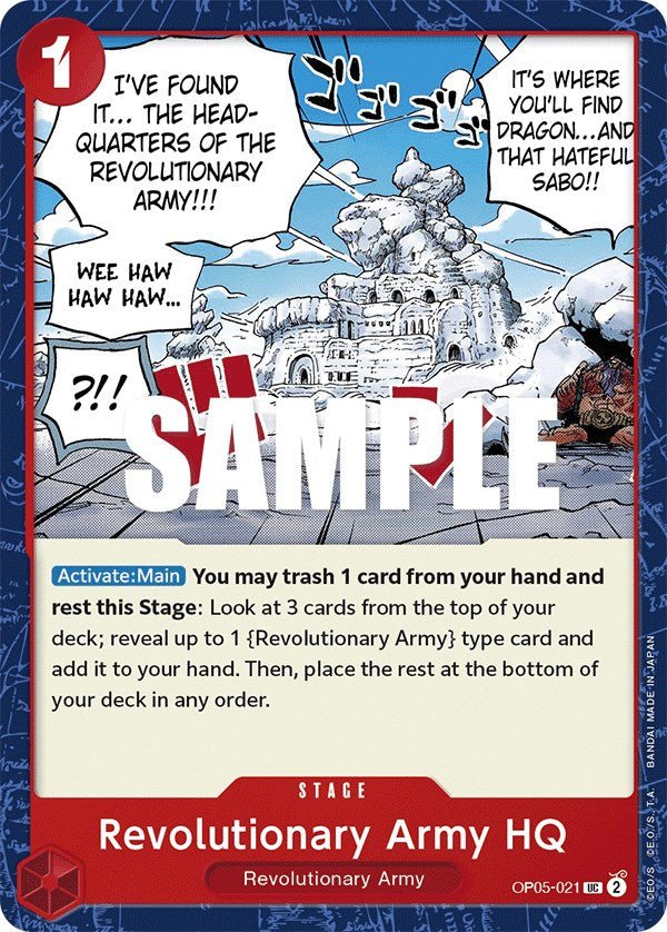 Revolutionary Army HQ [OP05 - OP05-021] - Shippin Texas