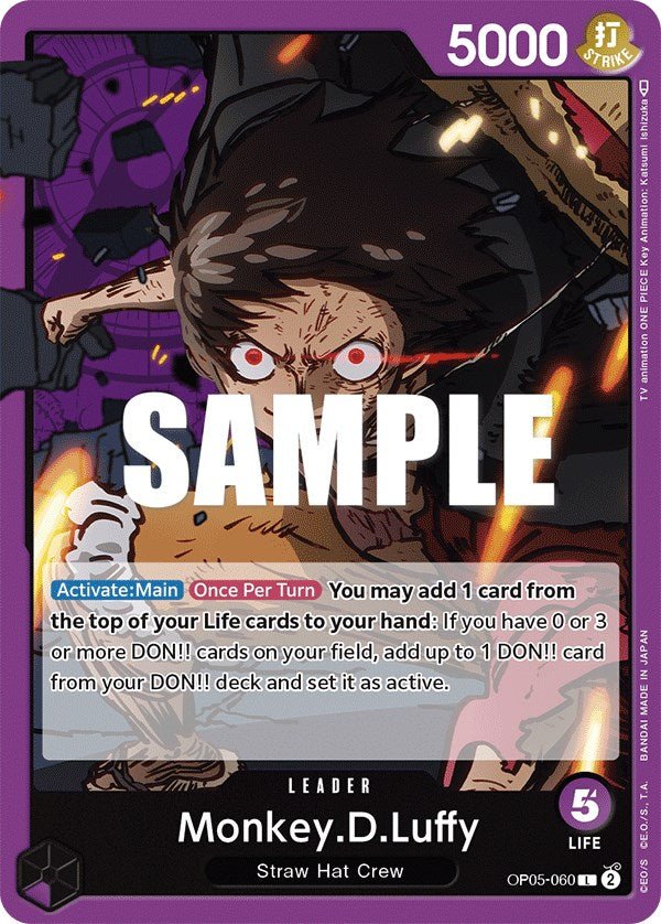 Monkey.D.Luffy (060) [OP05 - OP05-060] - Shippin Texas