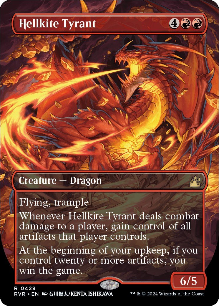 Hellkite Tyrant (Anime Borderless) [RVR - 428] - Shippin Texas