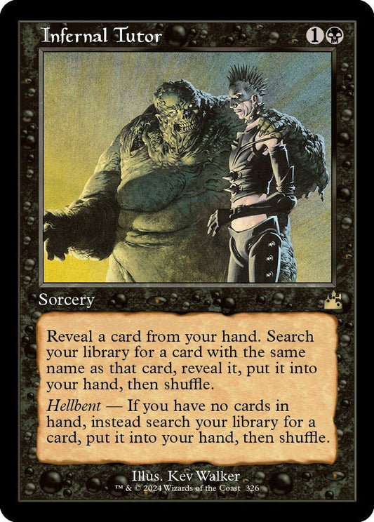 Infernal Tutor (Retro Frame) [RVR - 326] - Shippin Texas