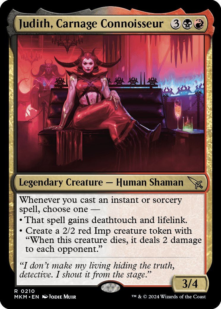 Judith, Carnage Connoisseur [MKM - 210] - Shippin Texas