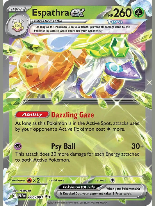 Espathra ex - 006/091 [PAF - 006/091] SV: Paldean Fates