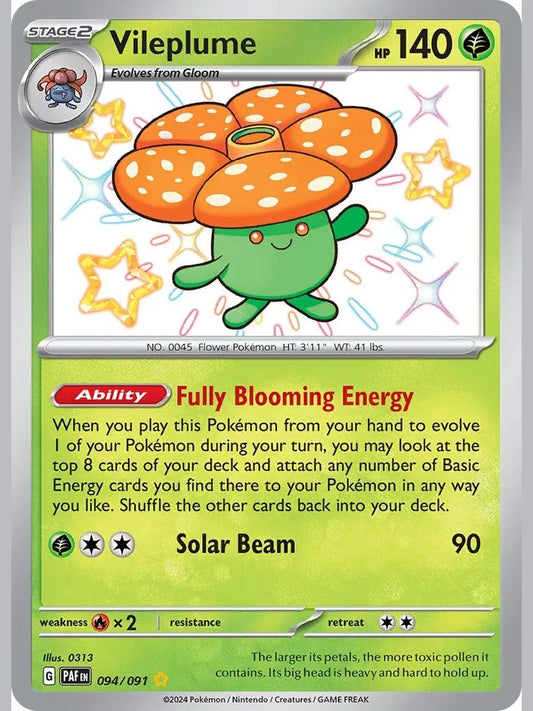 Vileplume [PAF - 094/091] SV: Paldean Fates
