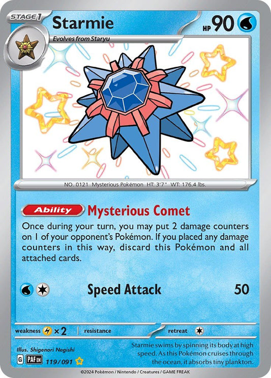 Starmie [PAF - 119/091] - Shippin Texas